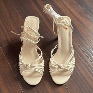 PRETTY LITTLE THING lace up heels